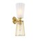 Designers Fountain Liana 6in. 2-Light Brushed Gold Wall Sconce Light with a Combo of Etched Glass and Wire Cage Shades D328M-2WS-BG - alternate 8